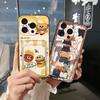 Dirt-resistant protective Phone Case For iphone15 Pro/ip15Pro Anti-knock Soft case Cute Card slot Shockproof Durable TPU