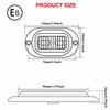 4PCS 2LED Smoked 12-24V Ice Bird Lens Creative Clearance Light Side Marker Light Signal Light for Truck Trailer
