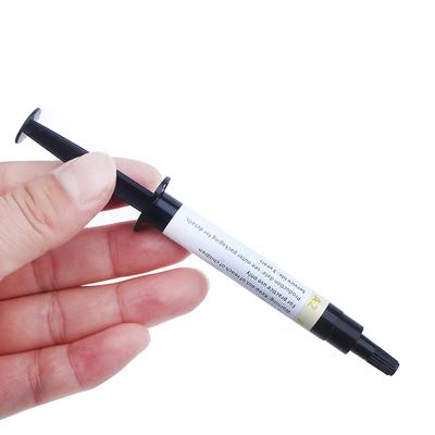 Jeringa de repuesto de resina compuesta dental fluida fotopolimerizable A2 de 2,5 G, puntas de administración, gel de grabado, unión adhesiva