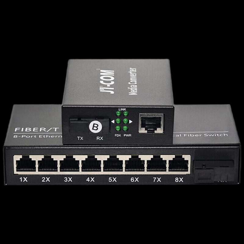 Jing Tang 100Mbps Single-Mode Single-Fiber Optic Transceiver