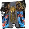Muay Thai Kickboxing Boxing MMA UFC Chinese Carp Fish Casual Shorts Gym Sport Unisex Men Women Workout Quick Dry Print Elastic High Waist Training