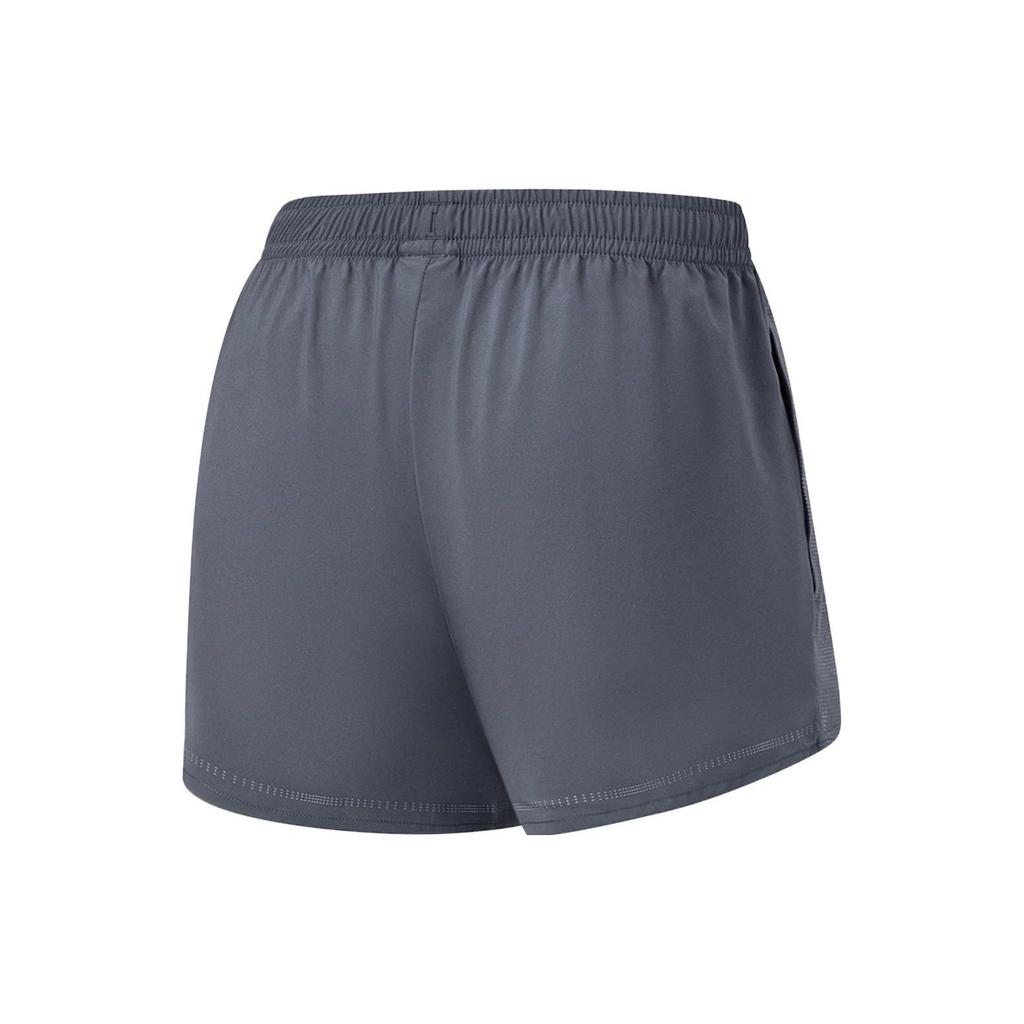 Li-Ning Reflective Quick-Dry Cool Sports Shorts Women Bottoms Ebony Reflective-Silver AKST478-2