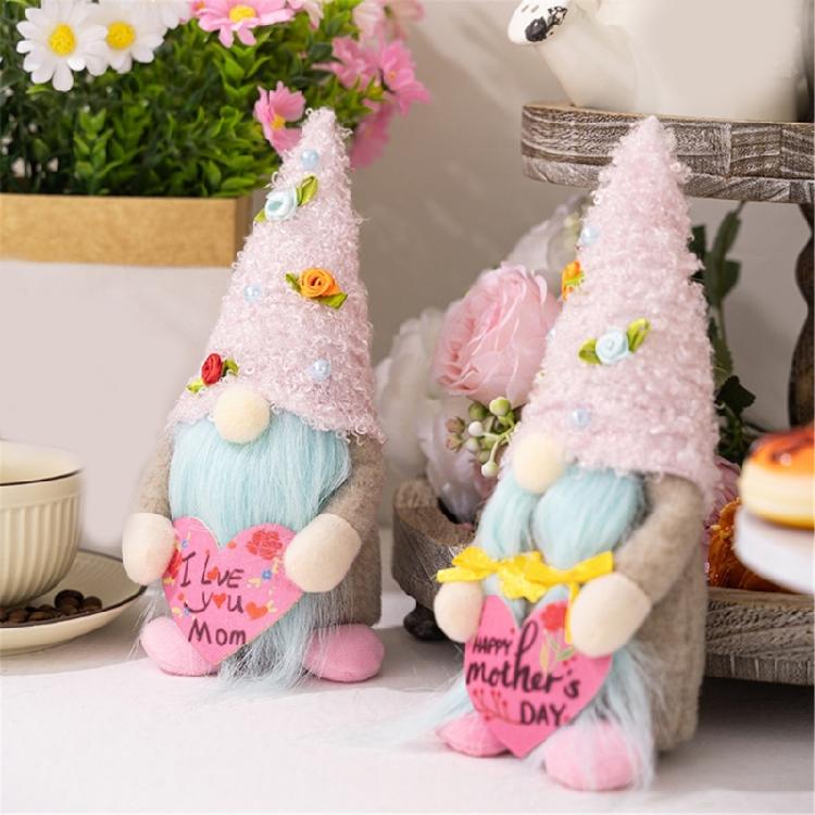 Mother Day Gnome Decorations Swedish Tomte Stuffed Gnome Plush Dwarfs Doll Gnome