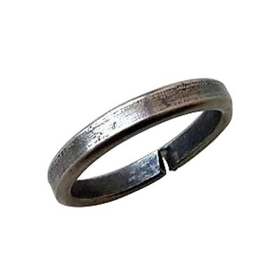 Ring, Black Non-Precious Iron Metal Ring, SKR MANISHA GEMS & JEWELS