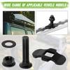 10pcs L Track Double Lug Threaded Stud Nut Fitting Tie Down Used with L Track Rail for Trailer Truck Bed Cargo 3/8-24 45mm
