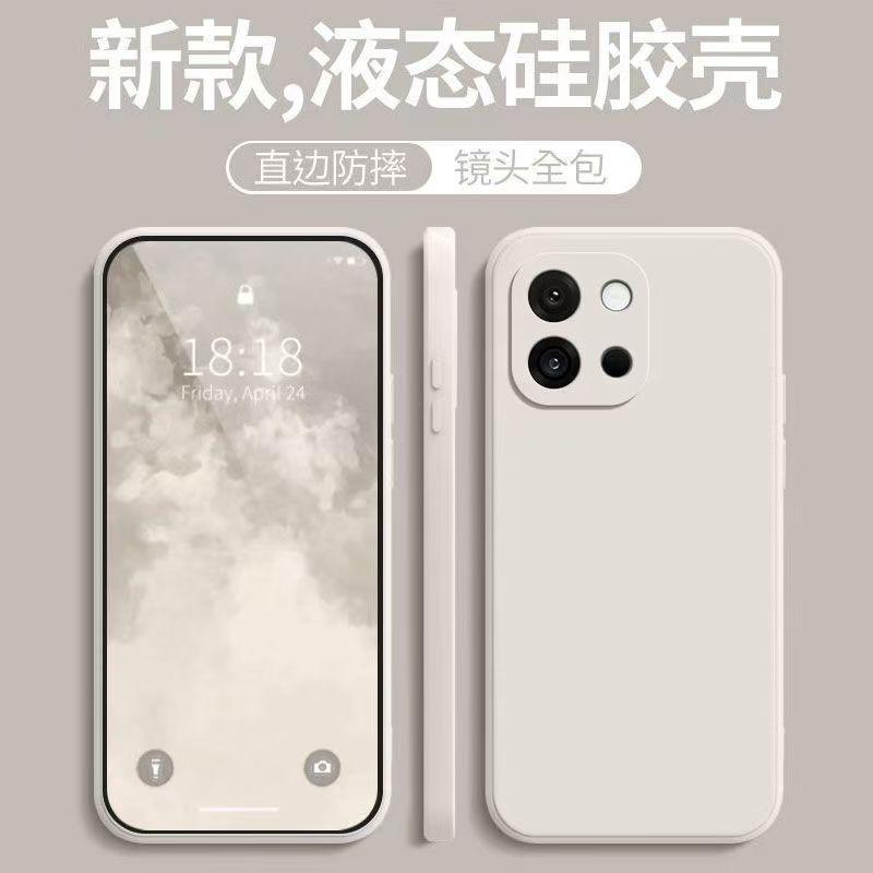 Imitation liquid silicone for OnePlus 13T Rubik's Cube straight edge mobile phone case ACE5Pro Internet celebrity 1 + 12 skin-friendly feel case