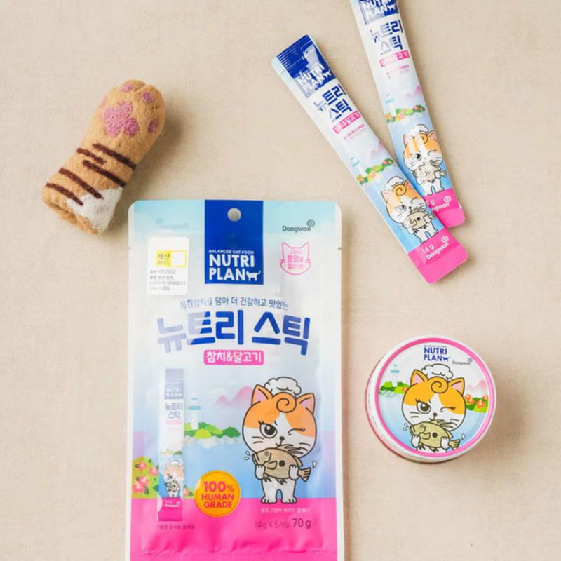 [Pet] Dongwon Nutristic Tongyeong Tuna & Dalgogi 14 G 5 Packs