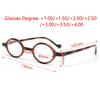 Retro Oval Women Reading Glasses Vintage Round Frame Men Presbyopia Eyeglasses Ultralight Small Magnifying Eyewear +1.0 +4.0