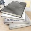 Minimalist A5 Square Hardcover Notebook with Double-Sided Thick Paper and Eye-Protection Design