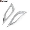 For Hyundai Sonata i45 2011 2012 2013 2014 Chrome Car Front Fog Light Lamp Cover Trim Head Foglight Bezel Trims Accessories