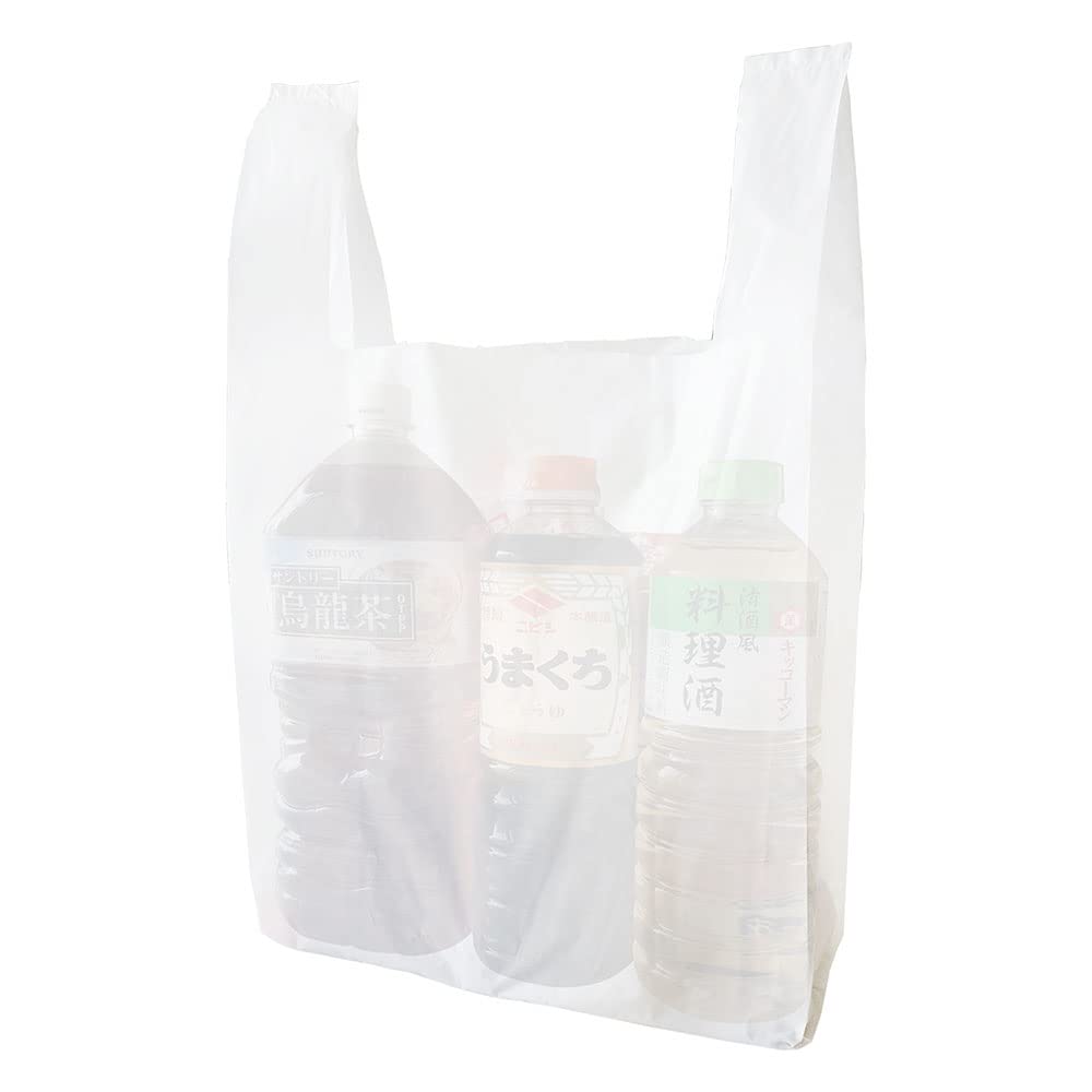 Plastové sáčky Alfor International s rukojetí 300 ml, východní a západní Japonsko, vhodné pro komerční použití, kusů, bílé, ne. 45, Ne. 45, V krabici,