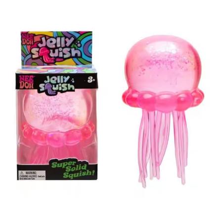 

Nee Doh Jelly Octopus Sensory Toy, Water Resistant, Perfect for and Boys Girls розовый