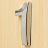 Digit Sticker Polished Number Pattern Nickel Plated Plate Sign Number Decal for Hotel