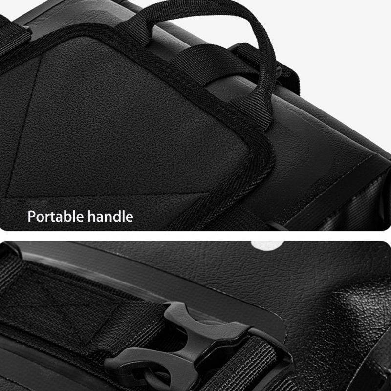 Water Resistant Motorcycle Saddlebag Featuring 20L Capacity And Easy Installation For Long Trips