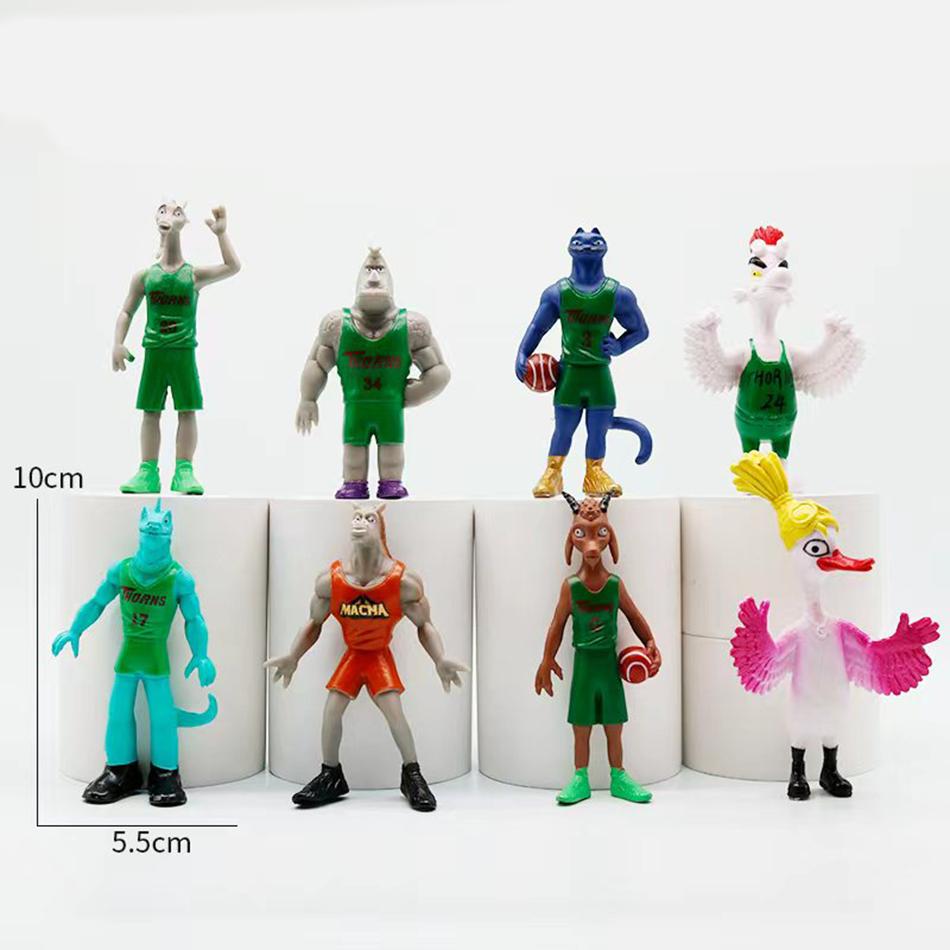 

New Anime Miracle Dream Team Cartoon Figures Cosplay Action Model Pvc Desktop Statue Ornament Collection Toys Kids Gifts GOAT Kid Friendly