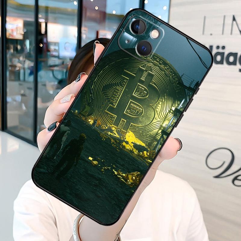 Bitcoin BTC Phone Case For iPhone 13 12 Mini 11 14 15 16 Pro Max Plus X XS Max XR Cover Shell
