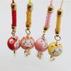 Cat Maneki Neko Keychain Lucky Charm White Charm Key