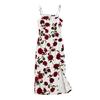 Ax Womens/Ladies Rose Print Polyester Strappy Midi Dress
