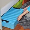 Extra Large Underbed Storage Box with Wheels: Plastic Organizer for Clothes, Toys, and Books