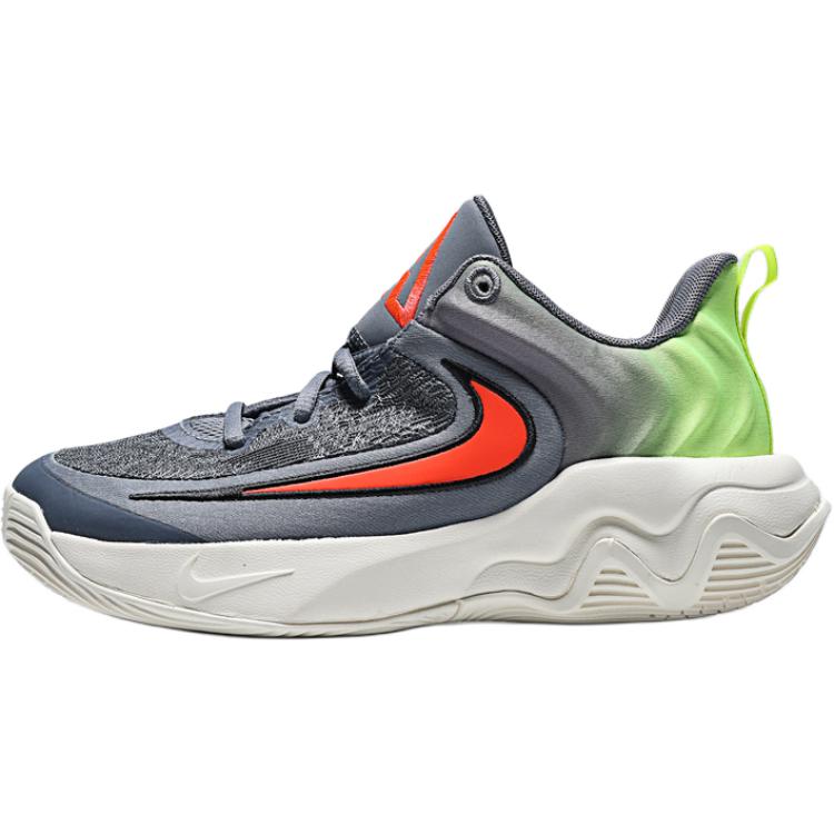 Nike Giannis Immortality 4 Low Basketball Shoes Kids sneakers Gray Green Orange IH7664500 38.5