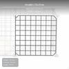 2Piece DIY Pet Enclosure, Adaptable Wire Panel, Cat Dog Hare Fence Black Mesh 35x35cm