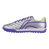 Li Ning TF Noppen Volwassen Competitie Schokabsorberend Slijtvast Voetbalschoenen Heren Voetbalschoenen Zilver Paars YSTT031-5