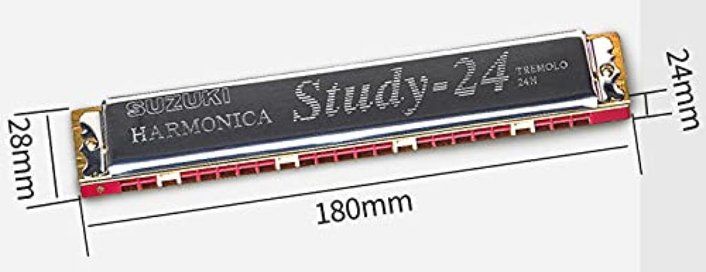 Suzuki Harmonica 24H Double Tone G Key SU-24C