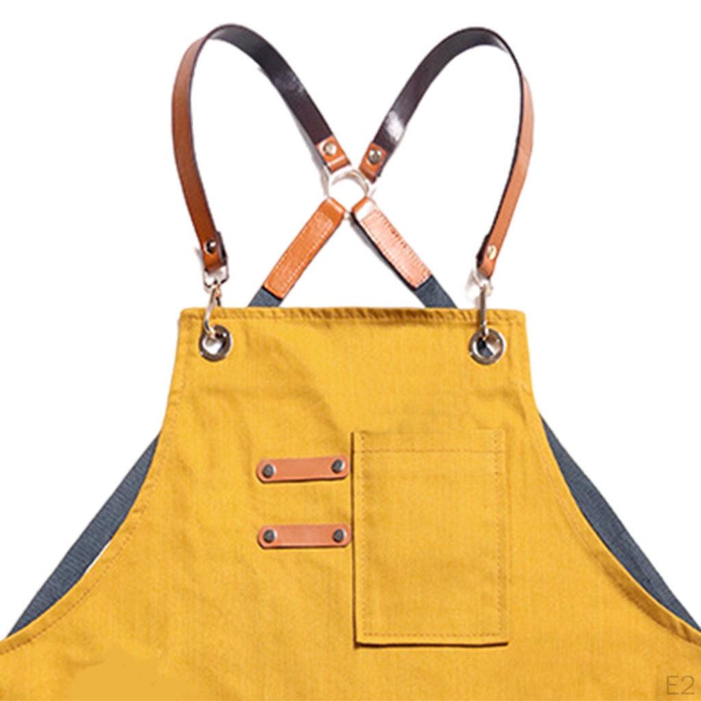 Canvas Apron for Cafes BBQ Garage