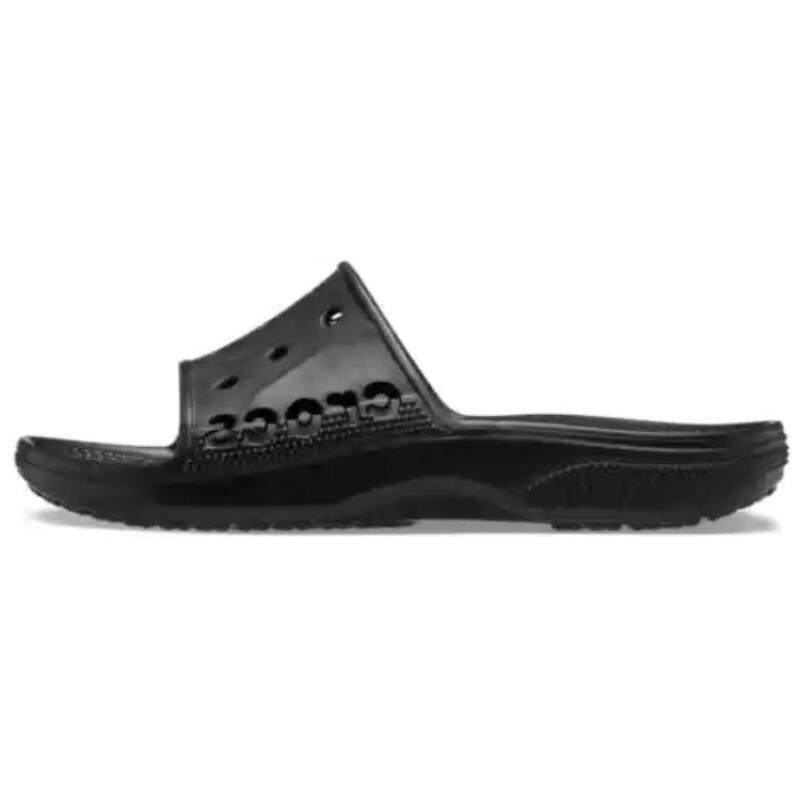 Crocs Baya 2 Comfortable and versatile anti-abrasion slippers unisex black