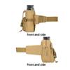 Multi-sport water bottle waist bag is detachable and suitable for outdoor sports such as mountaineering, camping, and hiking