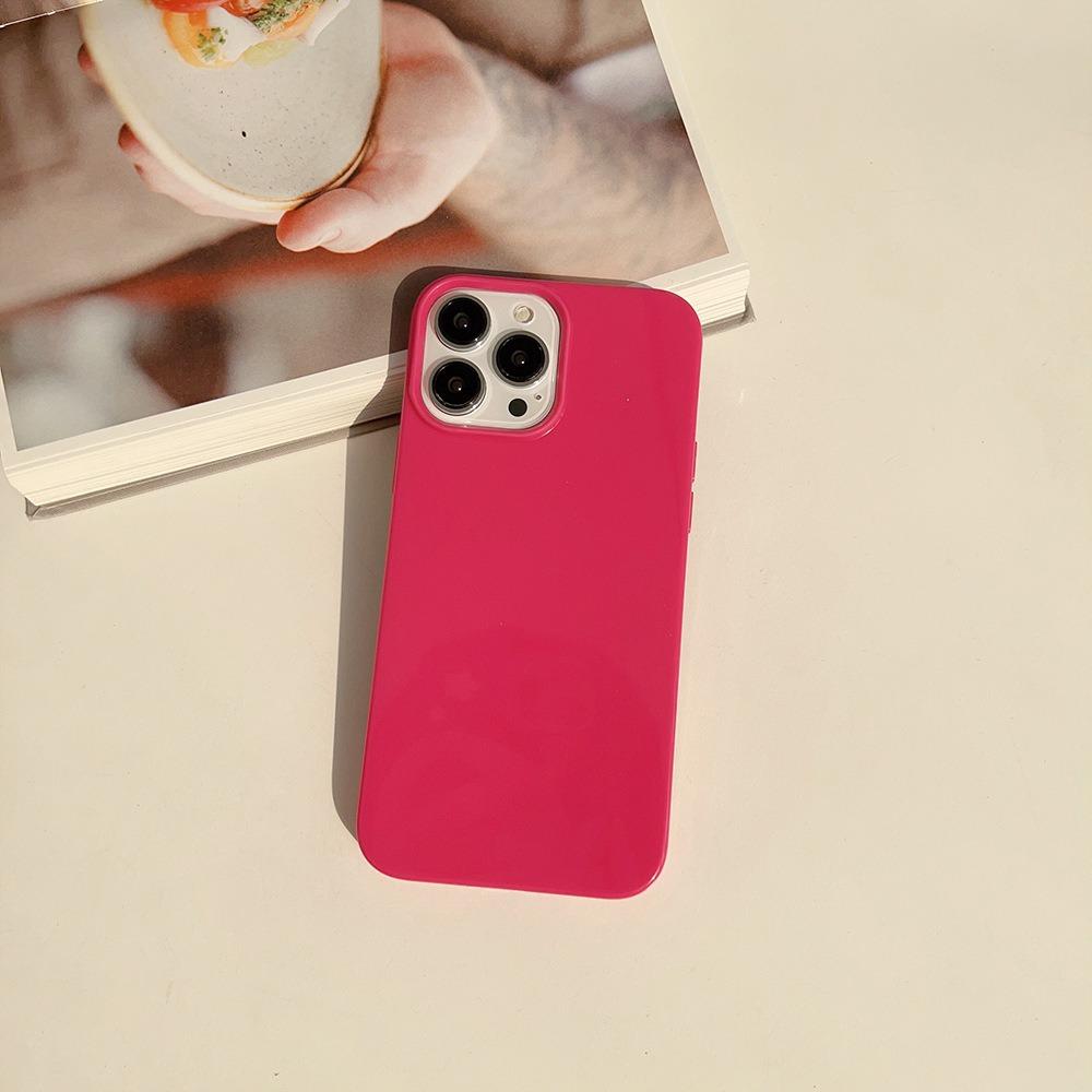 Solid Color Jelly Shell 11 for IPhone16 Mobile Phone Shell for Apple 15promax Soft Shell 14 Color 13 Girl 12