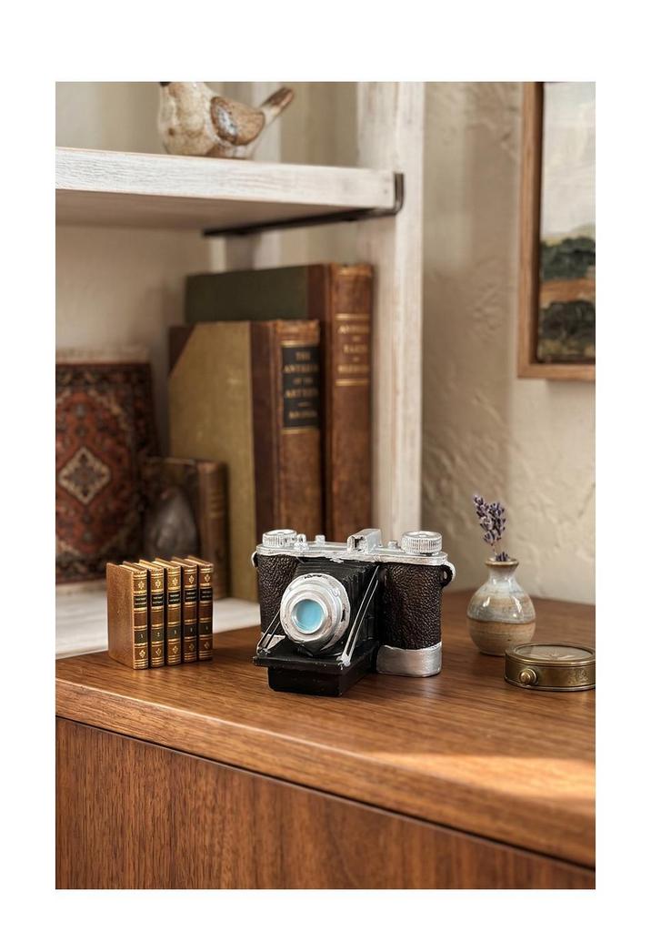 ZAKKA Home Decor & Craft Ornaments - Rustic Camera Design
