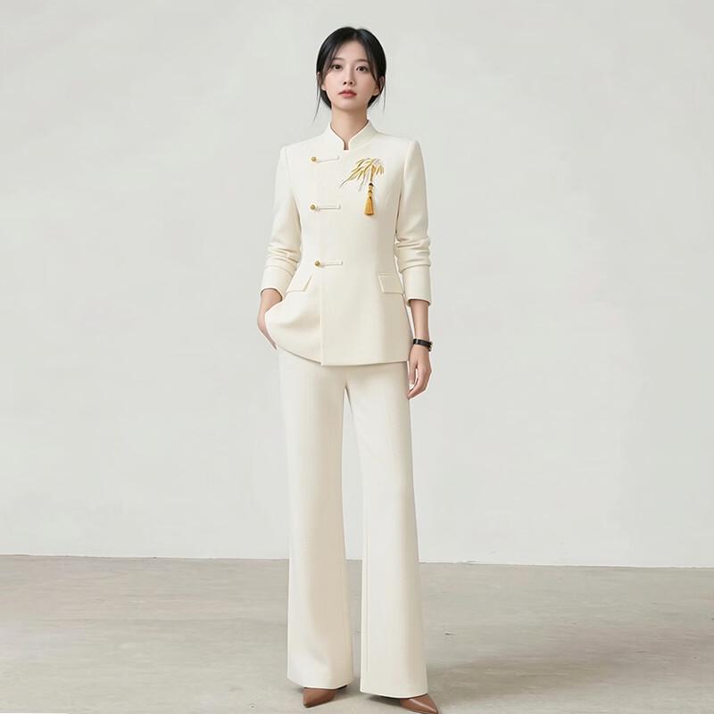 Women s New Chinese Style Professional Suit Set 2XL
