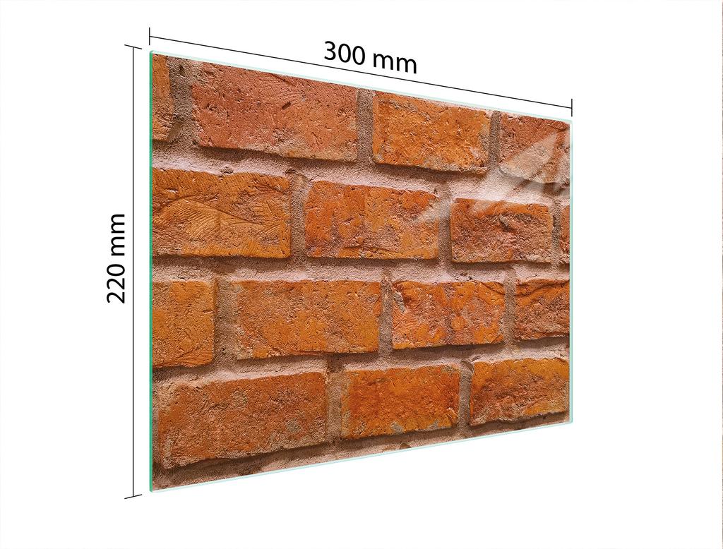 SZKLANA DESKA DO KROEJNIA 30x22 CEGŁA
