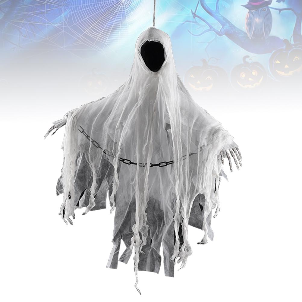 1pc Hanging Ghost Electric Scary Shaking Props Without Battery for Haunted House