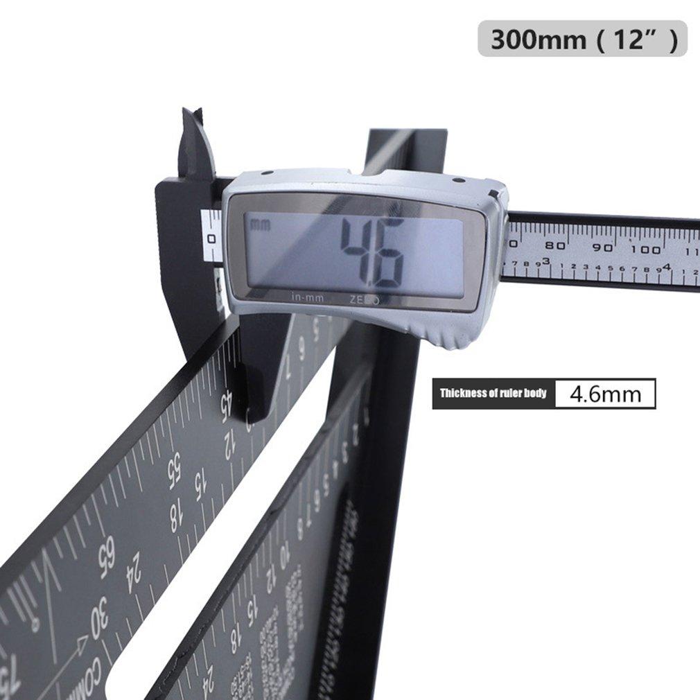7/12 Inch 90 Degree Square Ruler Triangle Ruler Woodworking Measurement Tool Carpenter Square Tool Angle Protractor Dropshipping