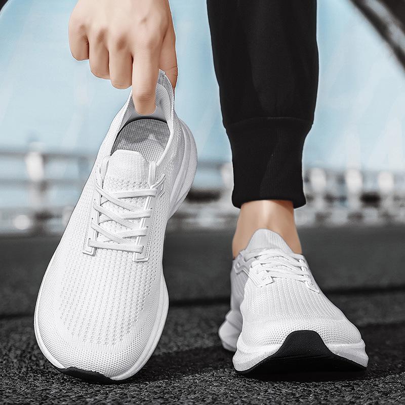 Herrskor sommar par mesh skor med bred läst mode trend vardagliga damsportskor herrskor för utomhuslöpning