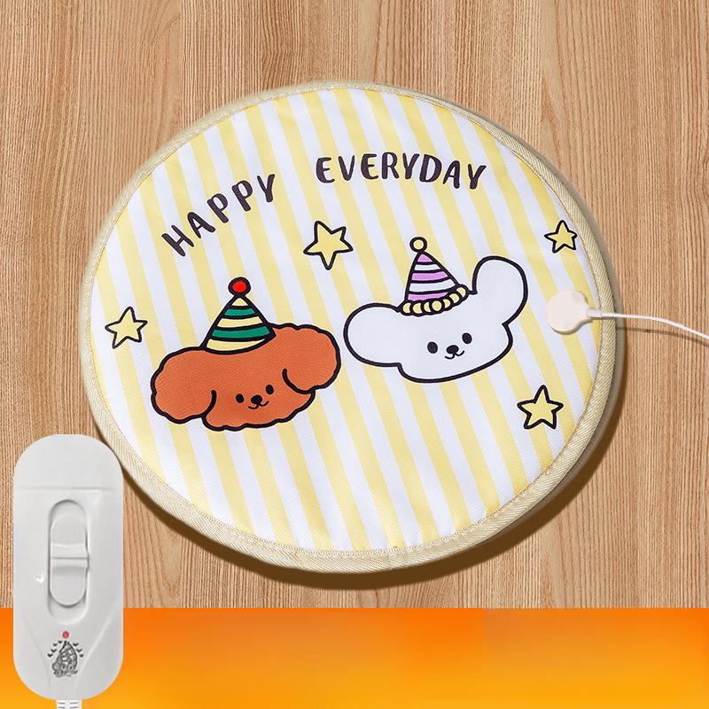 

Электроодеяло для домашних животных, мультяшный милый котик, нагревательный коврик, осенне-зимний теплый сон для маленьких и средних собак