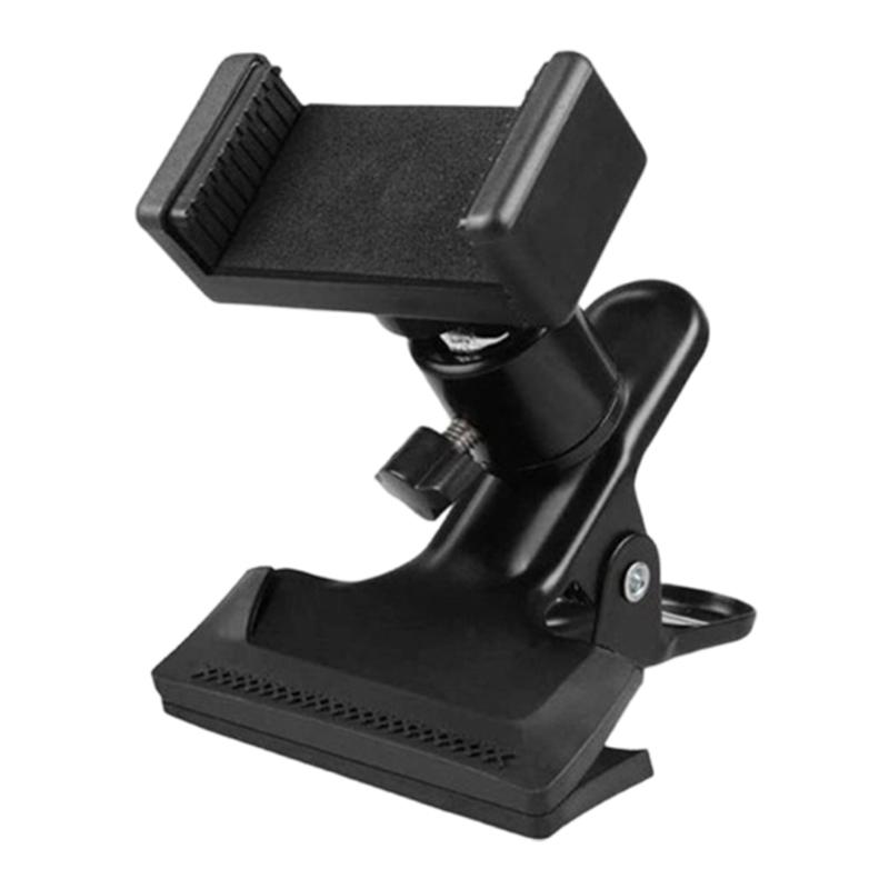 

360 Rotating Guitar Phone Mount Clamp Guitar Head Phone Holder Replacement Live Broadcast Bracket Clip Easy to Install