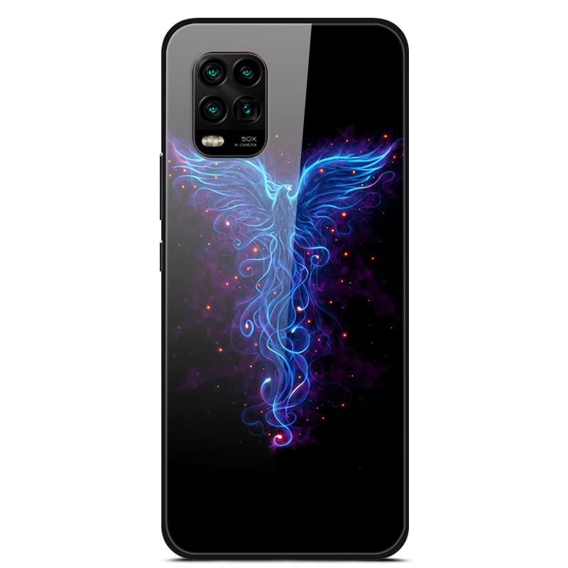 For Xiaomi Mi 10 Lite 5G Case Tempered Glass Hard Back Cover For Xiaomi Mi 10 10T Lite Pro Case Fundas For Xiaomi Mi10 Lite Capa