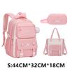 3 Pcs/Set School Bag for Girls Children Backpack Schoolbag Teenage School Child With Lunch Box Pencil Case Kids Book Bag 2024
