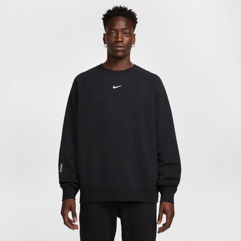 Nike M Nocta Cs Crew Flc Fn8160 010черный Белый S