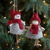 Fabric Animal Pendants Christmas Doll Ornaments Christmas Tree Hanging  Christmas Tree Decorations