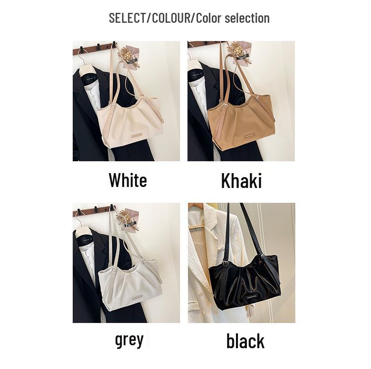 2025 Four Seasons Fashionable Versatile Tote: Simple, Casual, Niche Shoulder & Underarm Bag