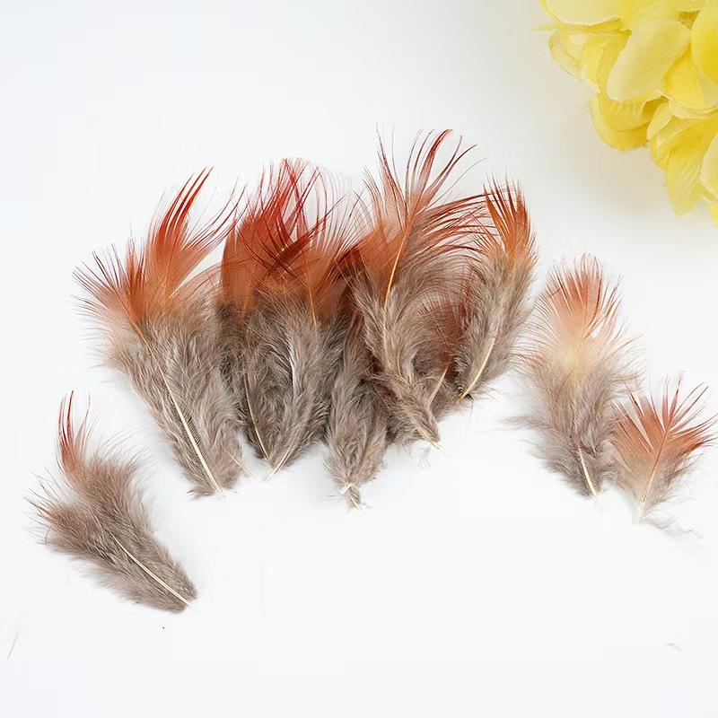50Pcsdiy Jewelry Accessories Feather Diy Feather Headdress Corsage Hat Shoes Handicrafts Decorative Materials