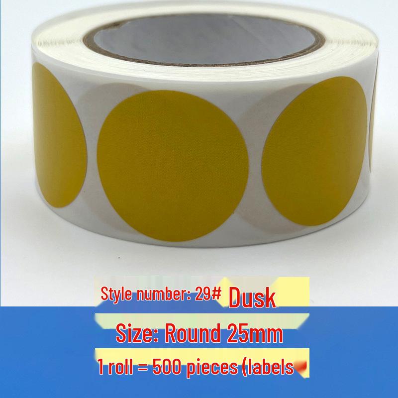 Adesivi Rotondi Colorati Autoadesivi da 2,5 cm per Segnaletica e Graffiti su Buste