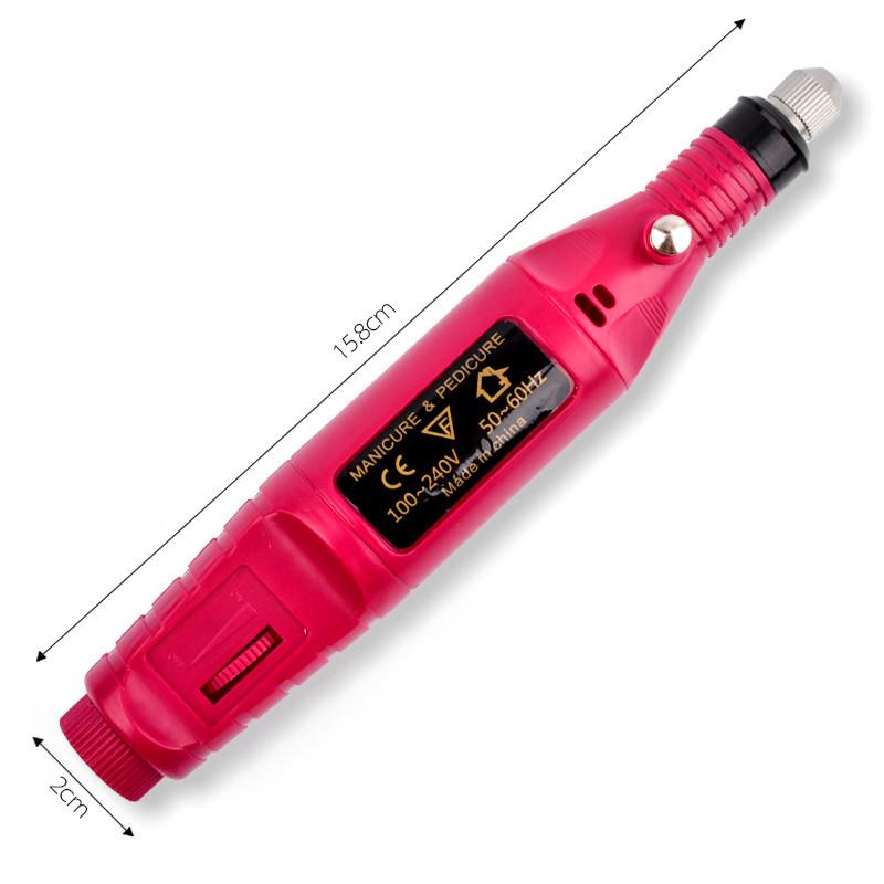 Elektrische Maniküre Pediküre Maschine Stift Nagel Trockner LED Nagel Licht Lampe Nail Art Set