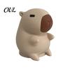 Anhängerkupplungskugelkappe 3D-gedruckte Capybara-Anhängerabdeckung, Dekorative Staub-Wohnmobil-Anhängerabdeckungskappe, 50mm Schutz, LKW-Zubehör Wetterfest