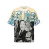 2025 Amerikanische trendige Marke Vall gewaschen alt bedrucktes kurzärmeliges Hip-Hop lockeres Streetwear-T-Shirt für Männer und Frauen
