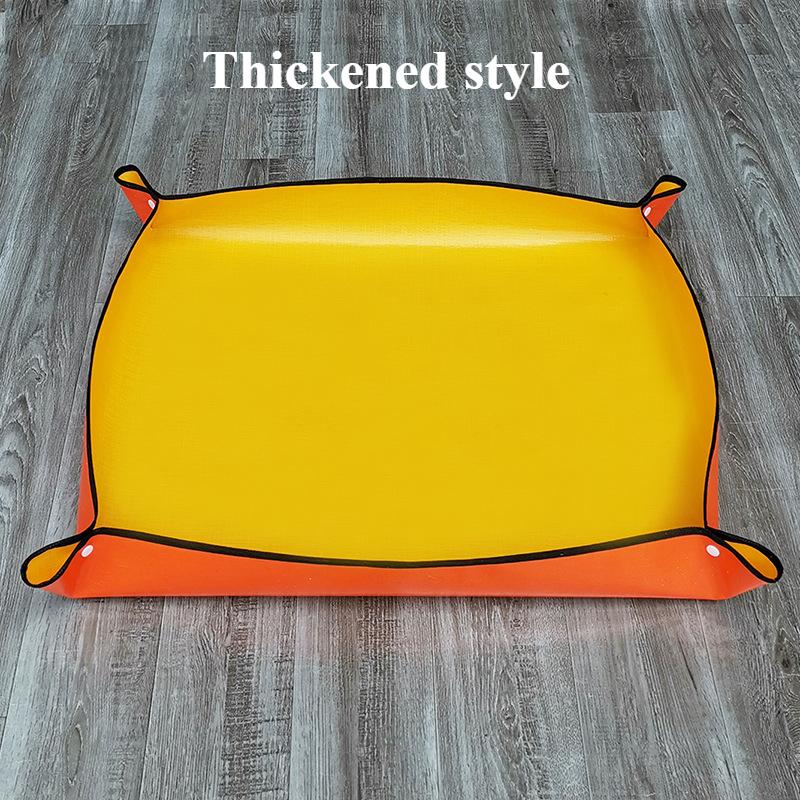 

1 шт. коврик для посадки 50 см садовый коврик для горшков складной садовый цветочный горшок для пересадки водонепроницаемые коврики 50CM*50CM жёлтый